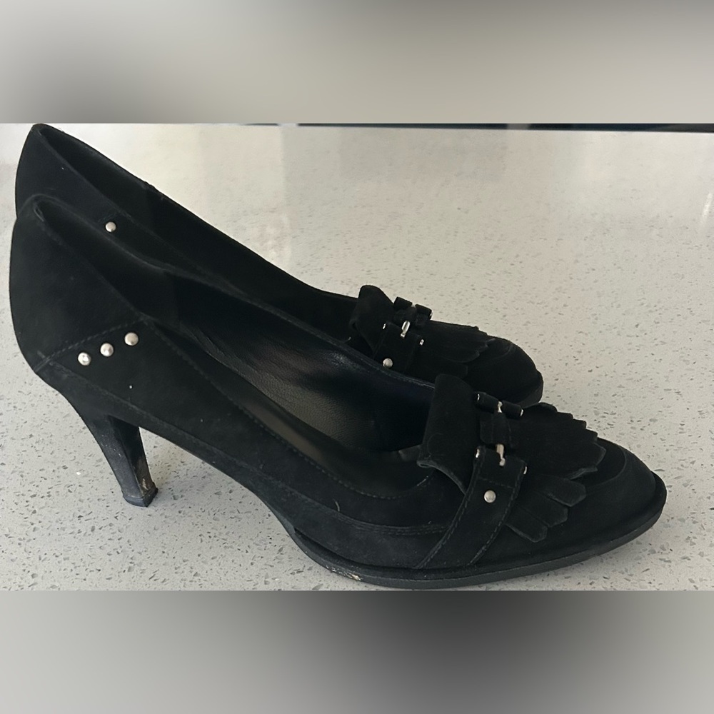 Stuart Weitzman Elegant Black Women's pumped heels size 11M - Picture 4 of 7